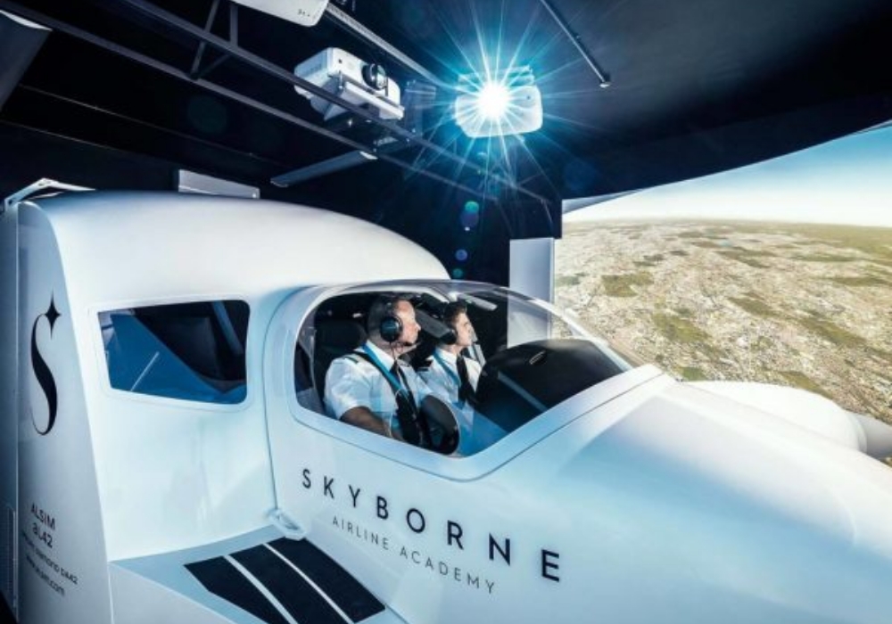 Skyborne Airline Academy flight simulator